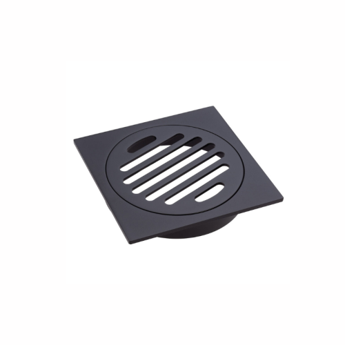 SHOWERS - BLACK Square Floor Waste - 