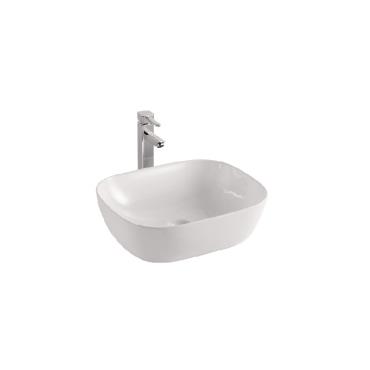 Indi Large Above Counter Basin - White (Gloss)