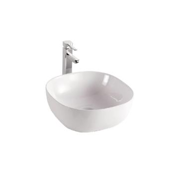 Indi Small Above Counter Basin - White (Gloss)