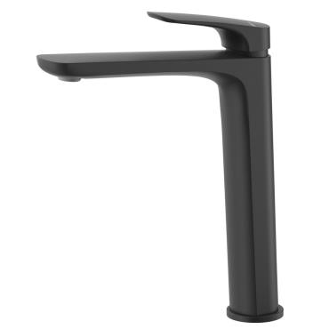 Kaza Tall Basin Mixer - Black