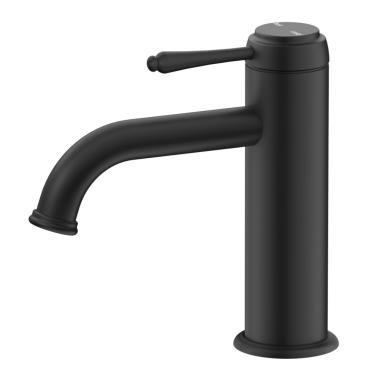 Mica Heritage Basin Mixer - Black