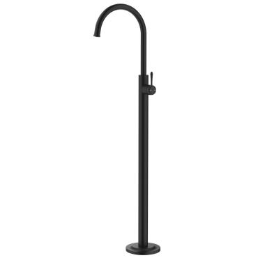 Mica Heritage Freestanding Bath Mixer - Black
