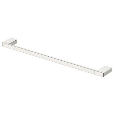 Milos Single Towel Rail - Brushed Nickel
