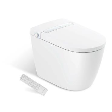Avanzo Smart Toilet Wall Faced Rimless Vortex Suite - White (Gloss)