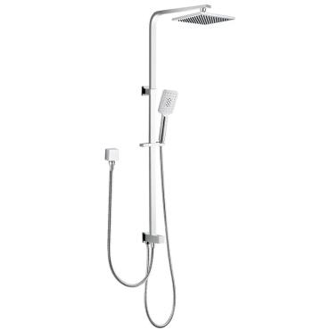Deko Double Shower Dual Hose - Chrome
