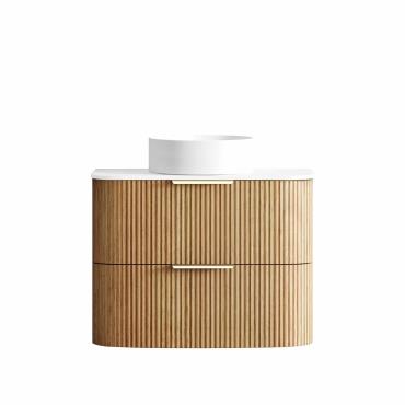 Havana Wall Hung Vanity - Woodland Oak