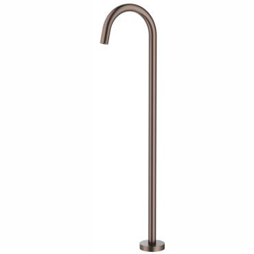 Mica Freestanding Bath Spout - Dusk Bronze
