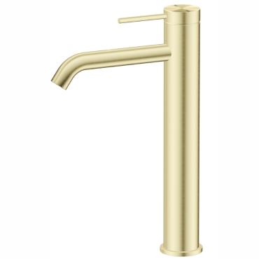 Mica Tall Basin Mixer - French Gold
