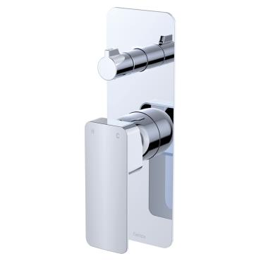 Tono Wall Diverter Mixer 1 Plate - Chrome