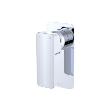 Tono Wall Mixer Rectangle Plate - Urban Brass