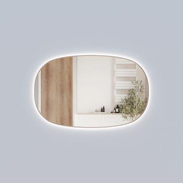 Valmont Horizontal 1400mm LED Mirror - Brushed Bronze