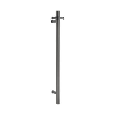 Vertical Heated Towel Rail - Gun Metal Grey