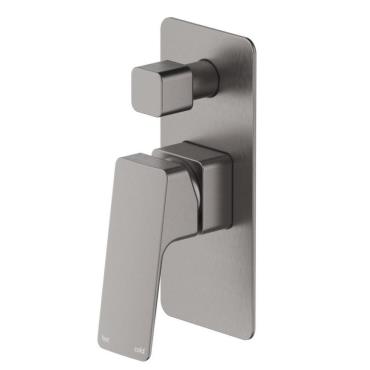 Tiago Shower Mixer Diverter - Gun Metal Grey