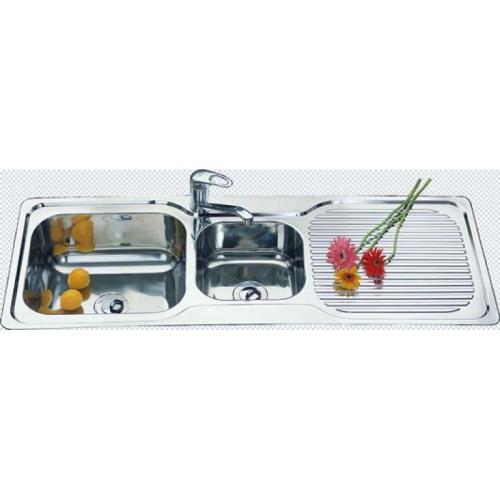 KITCHEN & LAUNDRY - 1225 1 and 3/4 Bowl Kitchen Sink - 
