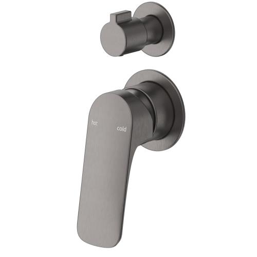 TAPWARE - Kaza Shower Mixer Diverter - 2P - Gun Metal Grey