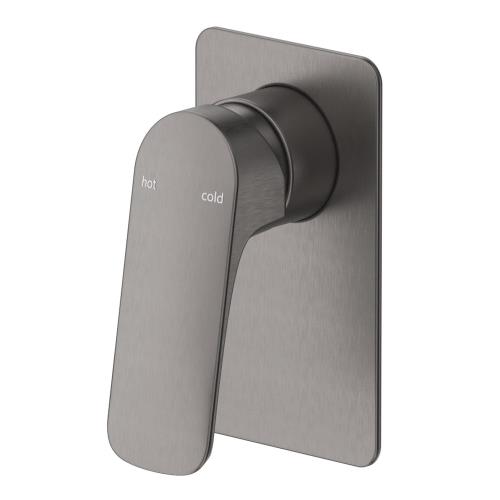 TAPWARE - Kaza Shower Mixer - Square Plate - Gun Metal Grey