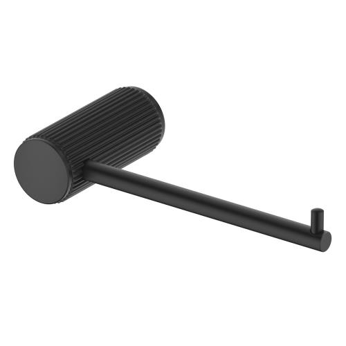 ACCESSORIES - Mica Fluted Toilet Paper Holder - Black