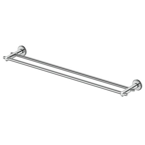 ACCESSORIES - Mica Heritage Double Towel Rail - Chrome