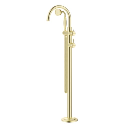 TAPWARE - Mica Heritage Freestanding Bath Mixer with Hand Shower - French Gold