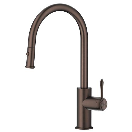 TAPWARE - Mica Heritage Pull-Out Sink Mixer - Dusk Bronze
