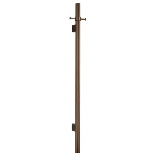 ACCESSORIES - Mica Vertical Heated Towel Rail - Dusk Bronze