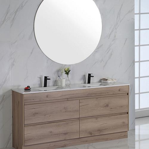 VANITIES - Max Floor Vanity - 1500mm(Double Bowl), Stone Top and Undermount Bowl