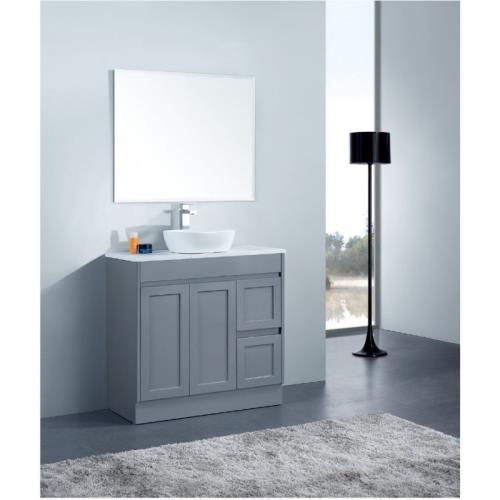 VANITIES - Quinn Floor Vanity - Grey (Matt)