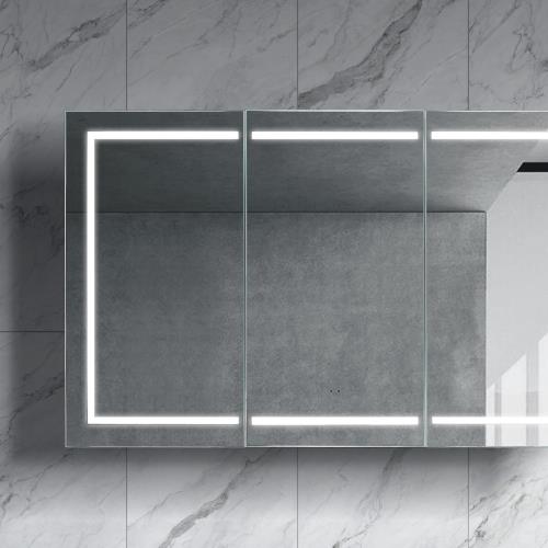 MIRRORS AND CABINETS - Brighton LED Shaving Cabinet - 