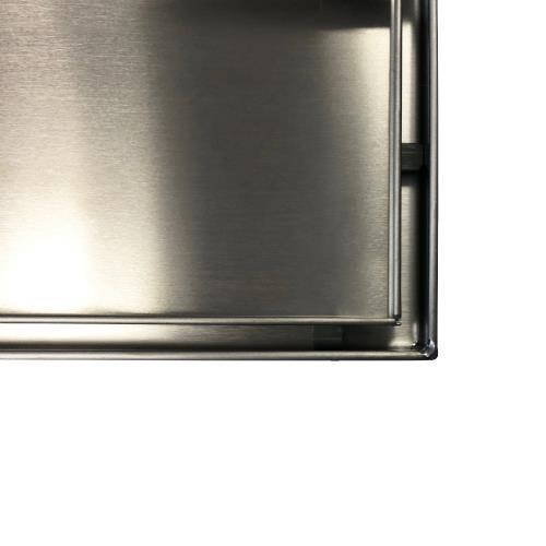 SHOWERS - Brushed Satin Shower Channel - 