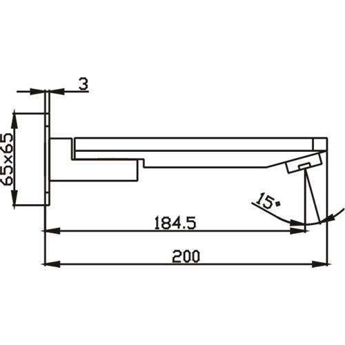 TAPWARE - Elegant Swivel Bath Spout - 