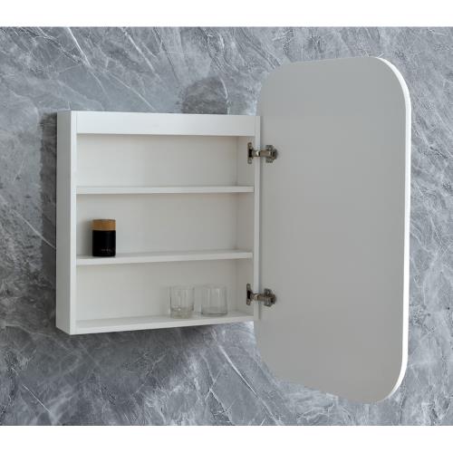 MIRRORS AND CABINETS - Eric LED Shaving Cabinet - White (Matt)