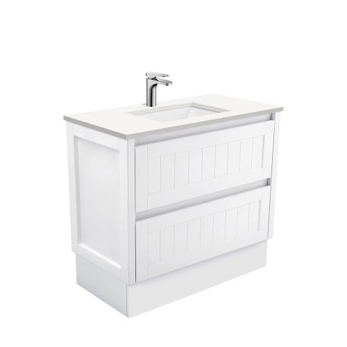 VANITIES - Hampton Floor Vanity - 750mm, Stone Top and Undermount Bowl