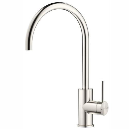 TAPWARE - Mica Gooseneck Sink Mixer - Brushed Nickel