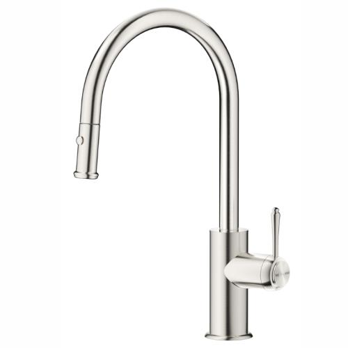 TAPWARE - Mica Heritage Pull-Out Sink Mixer - Brushed Nickel
