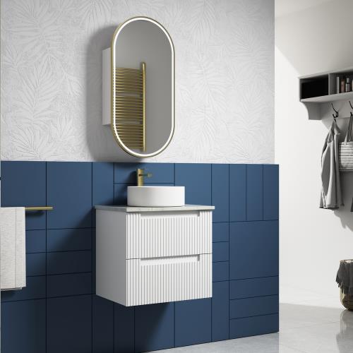 VANITIES - Neva Wall Hung Vanity - 600mm