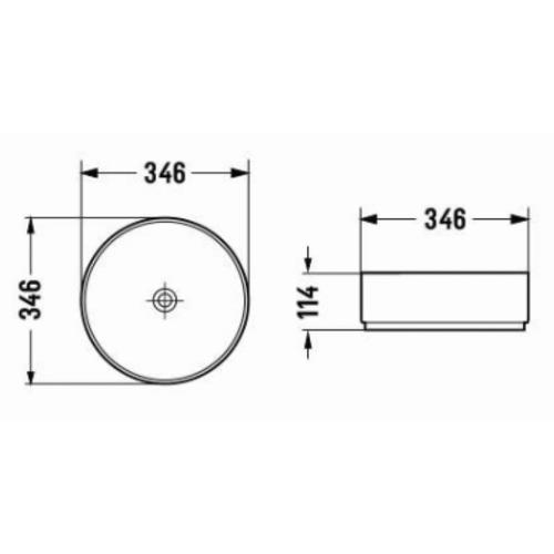 BASINS - Olive Green Round Basin - 