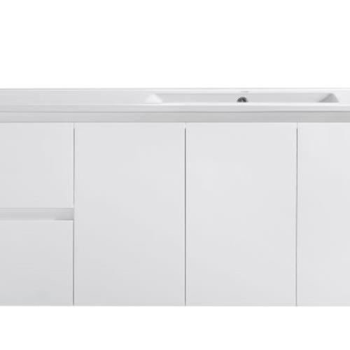 VANITIES - Orion Wall Hung Vanity - 1500mm(Single Bowl), Ceramic Top