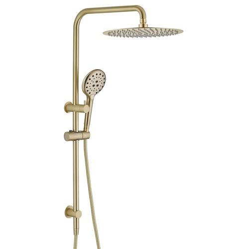 TAPWARE - Parker Brushed Gold Double Shower on Rail - 