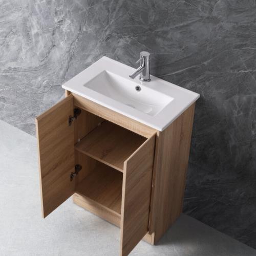 VANITIES - Rio Slimline Floor Vanity - Natural Oak