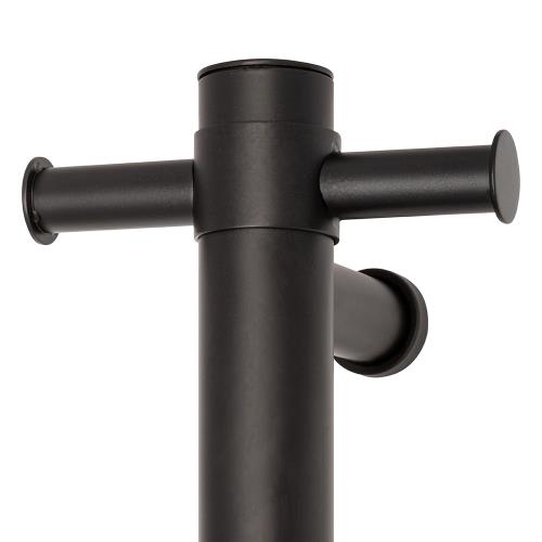 ACCESSORIES - Thermorail Round 12 Volt Vertical Single Heated Towel Rail - 