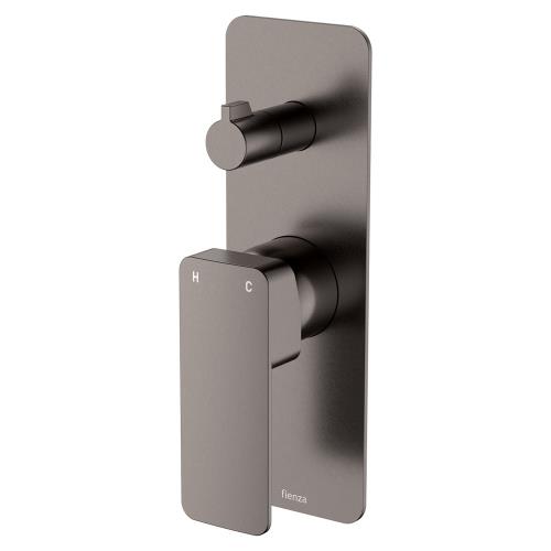 TAPWARE - Tono Wall Diverter Mixer 1 Plate - Gun Metal Grey