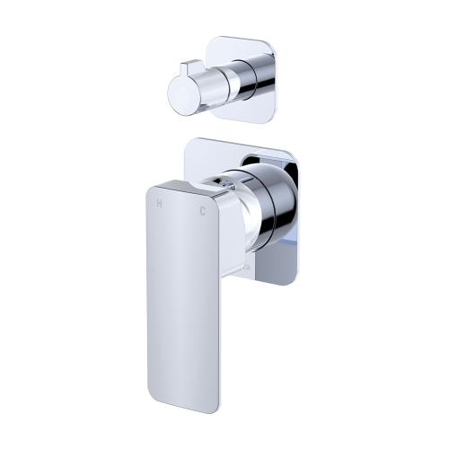 TAPWARE - Tono Wall Diverter Mixer 2 Plate - Chrome