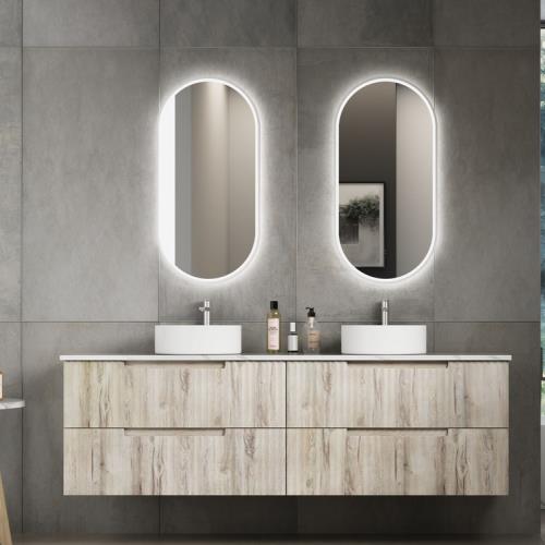 VANITIES - Tuscana Wall Hung Vanity - 1800mm(Double Bowl)